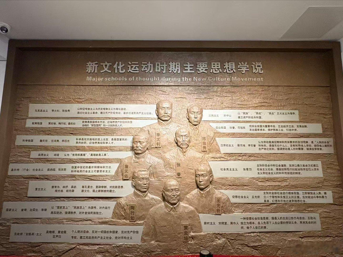 北大红楼（中国共产党早期北京革命活动纪念馆）竟然将伟人名字隔行分开！ 