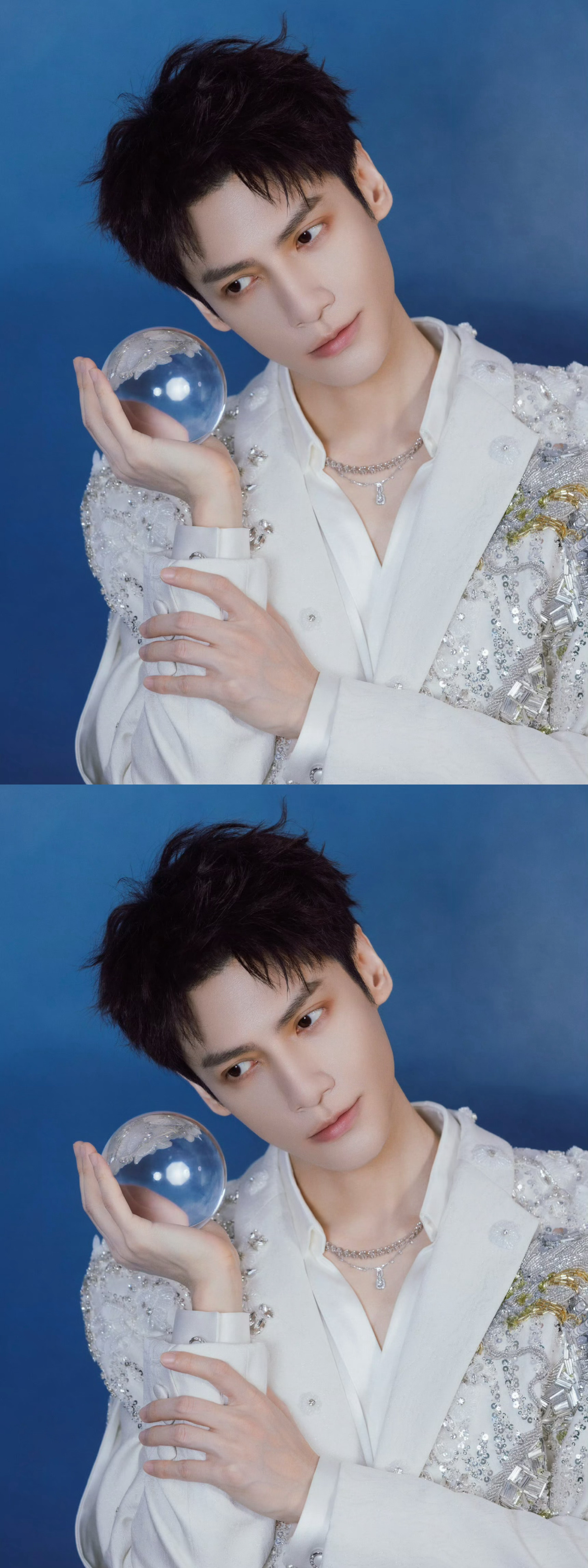 罗云熙水龙吟演唱会出图罗云熙水龙吟上海演唱会造型出图，持剑而来的唐俪辞，好帅气的