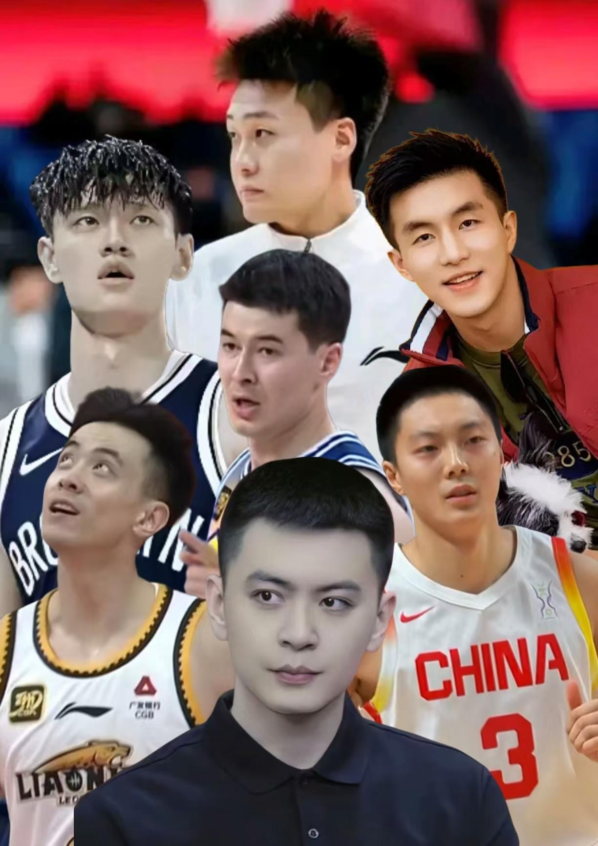 现役男篮十大美男，个人认为，非以下各位莫属：
10，胡明轩——27岁，身高，体重