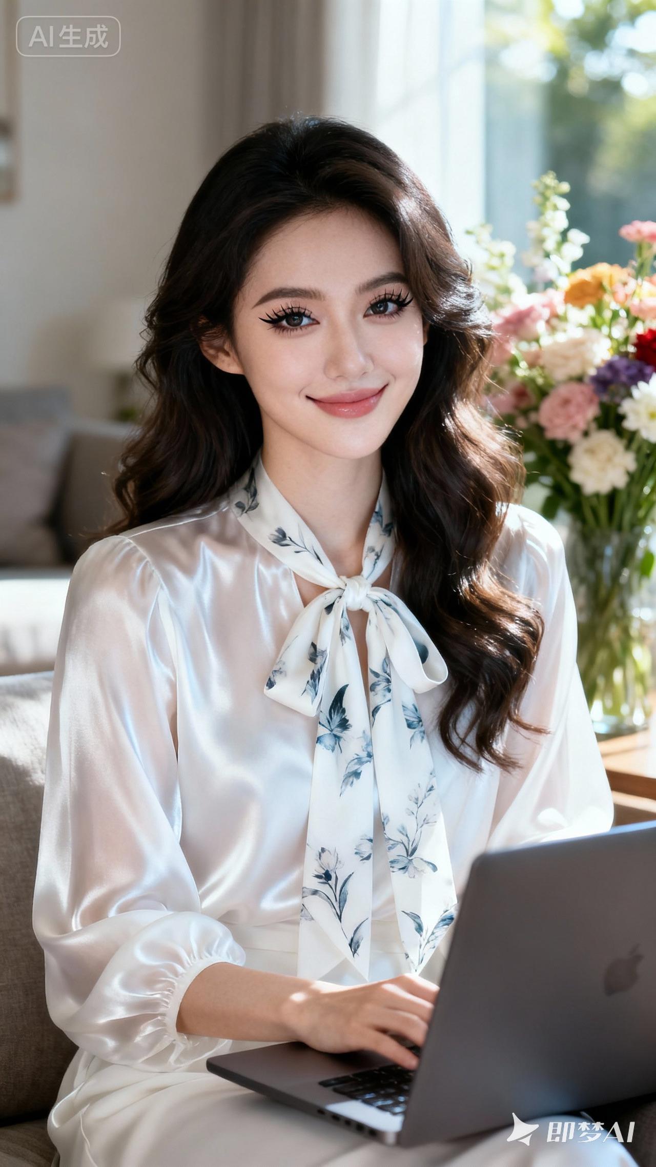 花间笑语，书香满怀。