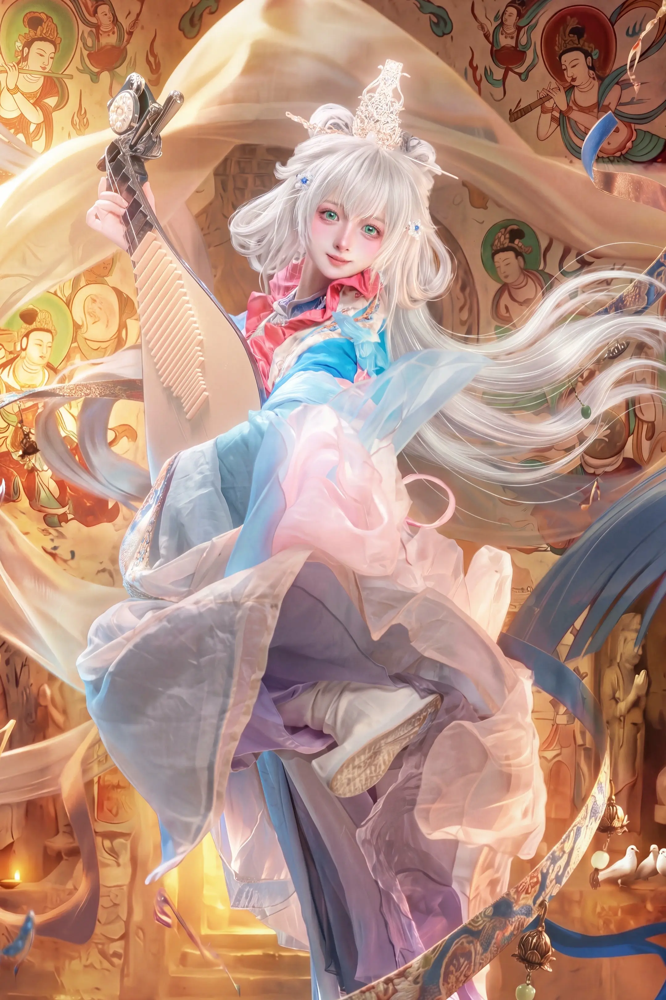 五音共鸣，四海同频｜乐鸣东方·洛天依。📷：  赛博头发：阿咩儿子