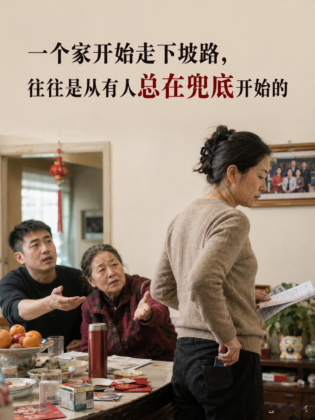 大姐结婚以后，还是家里最忙的那个人。

弟弟换工作缺钱，她给；父亲住院，她跑前跑