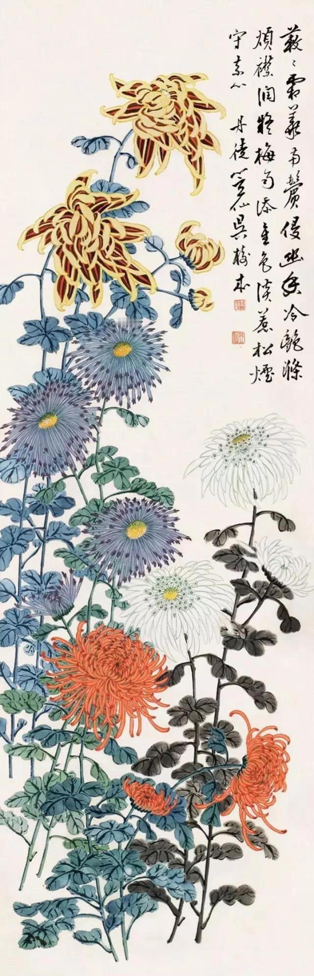 清末民初画菊名家吴树本吴树本（1869-1938），字笠仙，以字行，号餐英阁主，