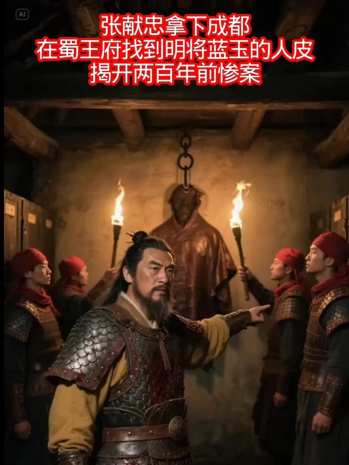 1393年3月，一具人皮被送进蜀王府，王妃看到后大叫一声：父亲！然后栽倒在地。原
