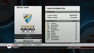 玩了一会儿Fifa 12，哇，这些球队有些…… 