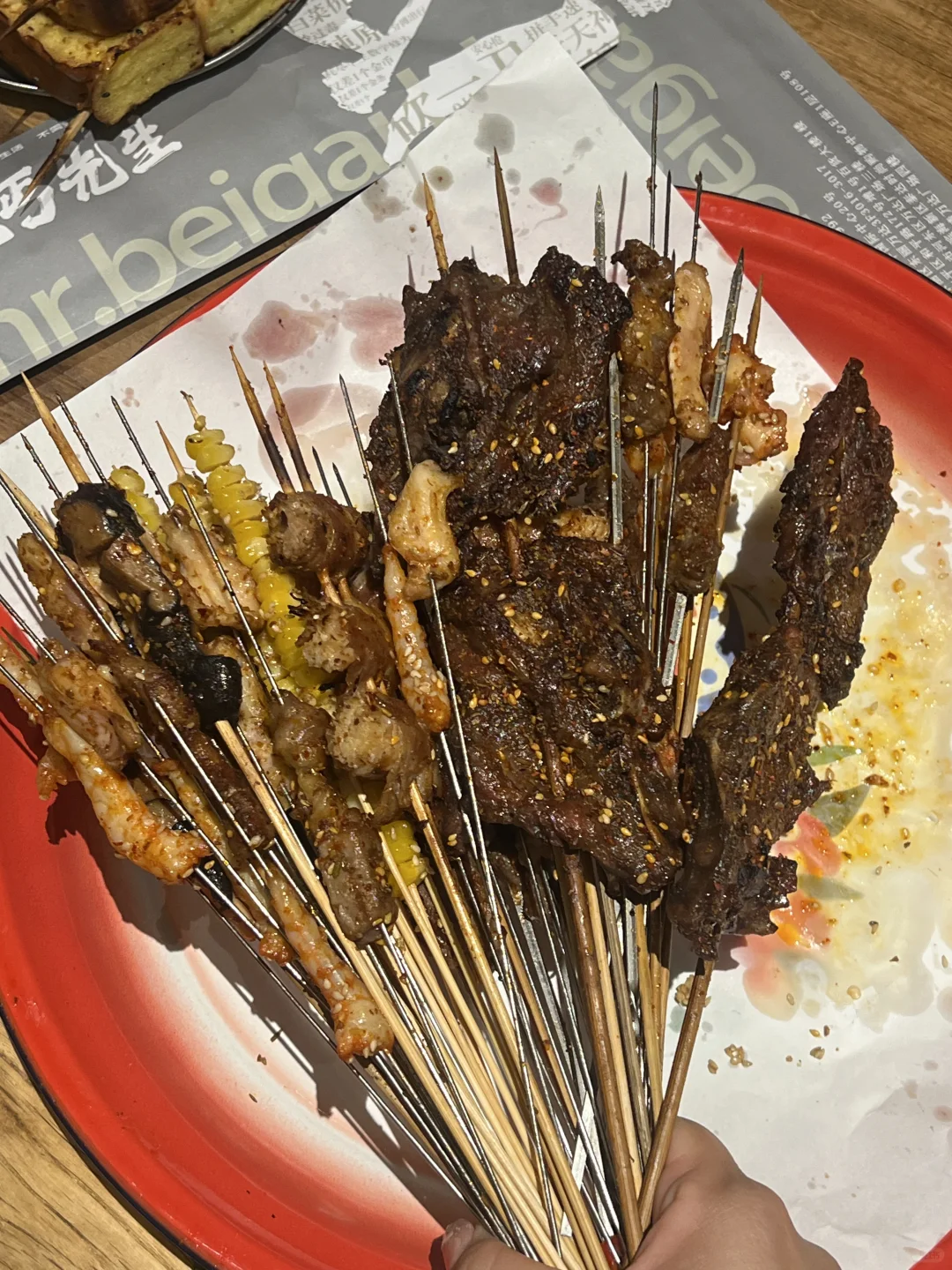 姐妹们说的没错😭这家烧烤小馄饨真的好好吃