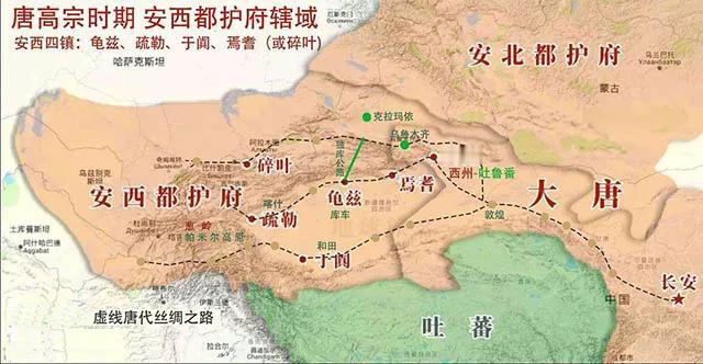 盛唐疆域有多辽阔？诗仙李白的出生与童年成长地，大唐安西四镇之一的碎叶，如今远在中