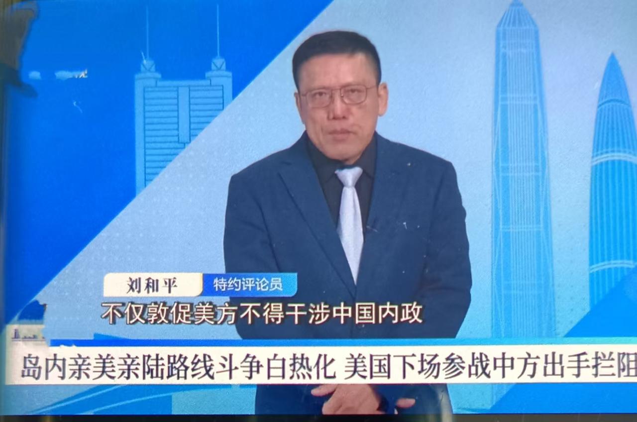 刘和平关于“岛内亲美亲陆路线斗争白热化”的判断，核心是中美代理人博弈前台化，以2