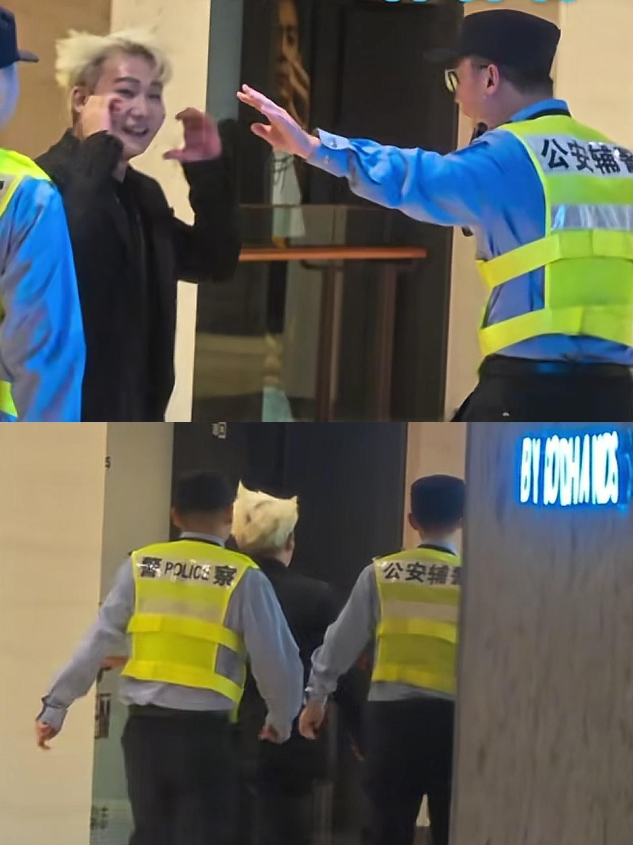 众所周知明星出活动是要报备的，王扁没有报备，所以被制裁了，被带走还比了个心。
