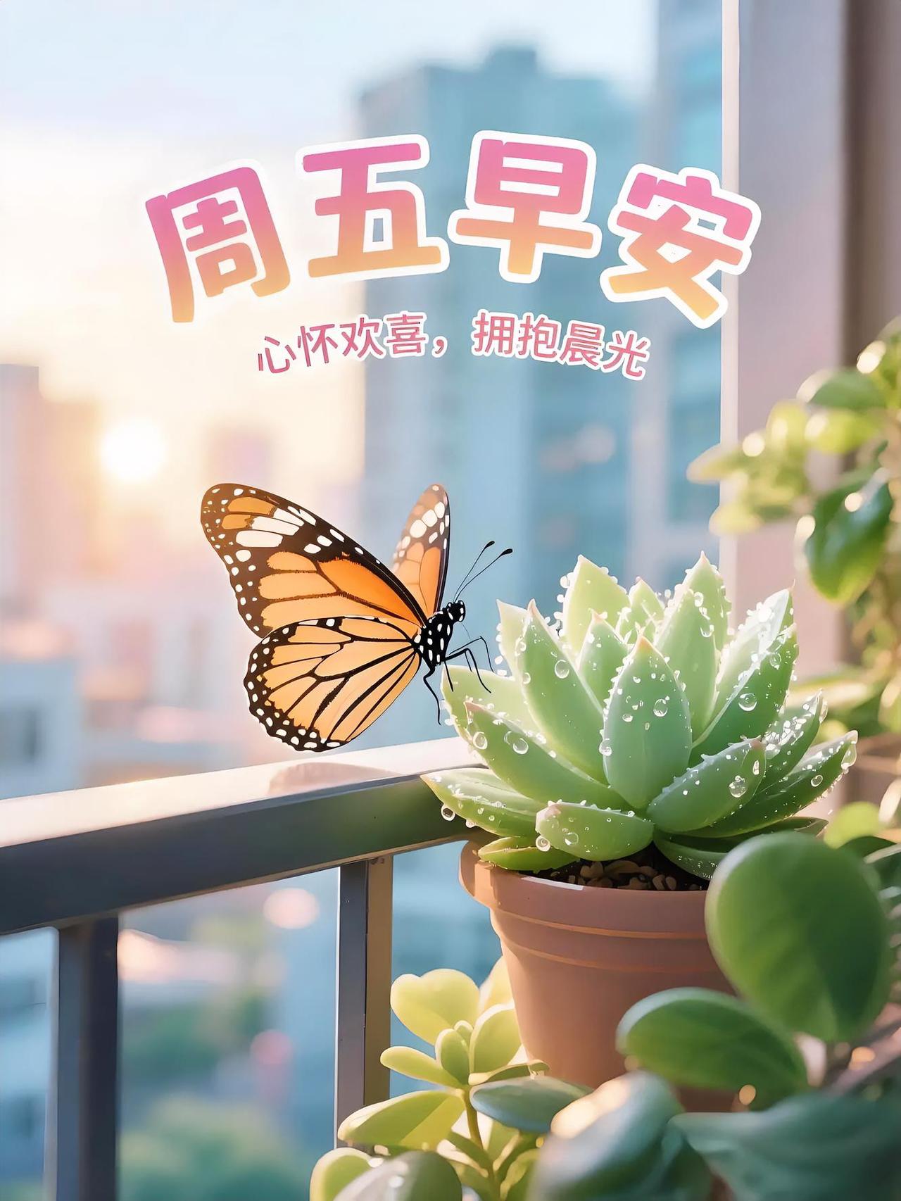 周五早安呀！一周即将收尾，愿你万事顺遂，静静等待周末带来的欢喜与美好☀️
新的一
