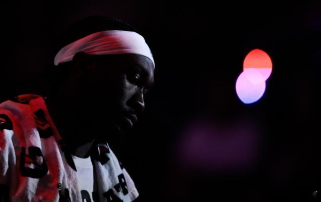 1月28日讯 NBA常规赛，太阳首节28-29落后于篮网。太阳中锋马克·威廉姆斯