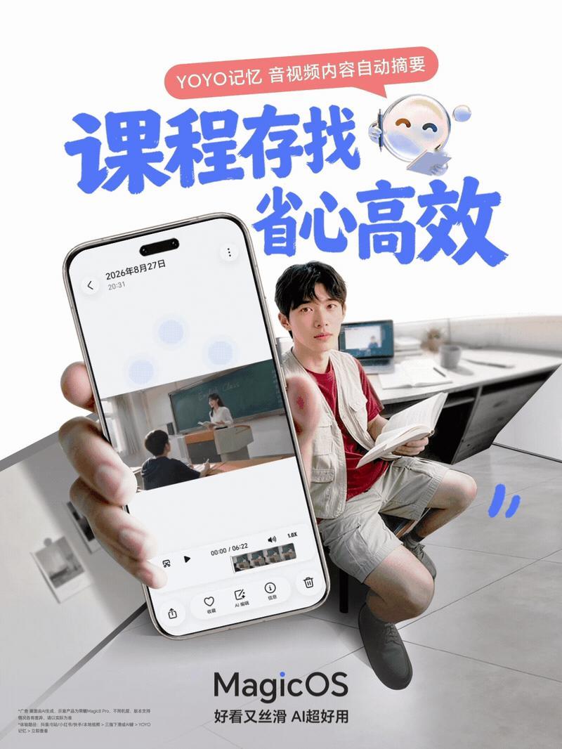 MagicOS开学季上新，三大AI功能助力学子高效学习开学季来临，MagicOS