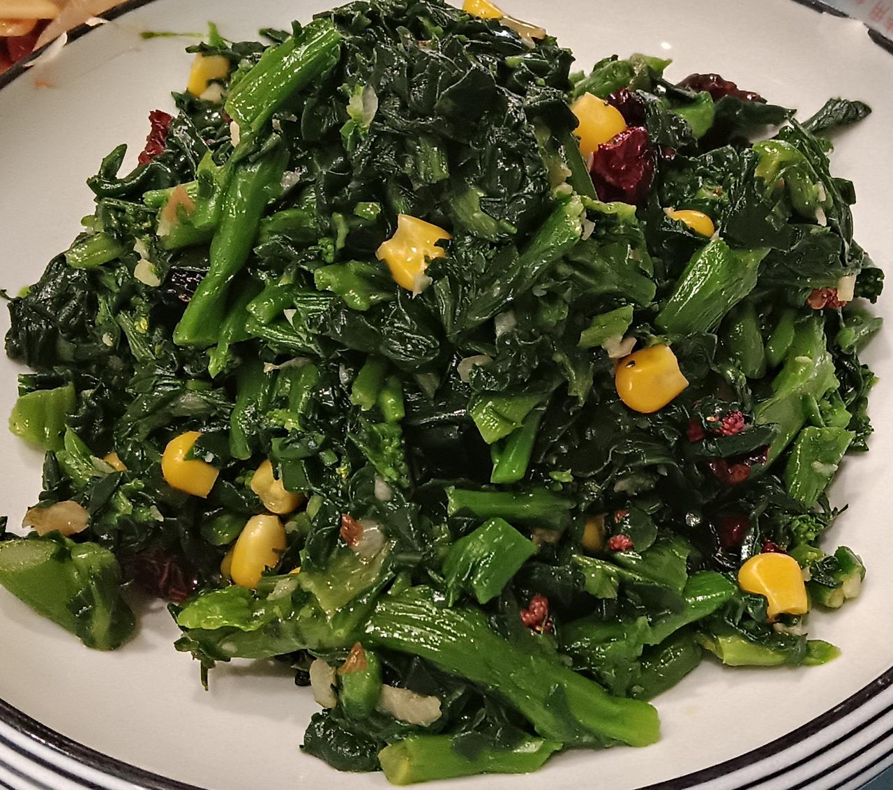 荤菜吃多了，吃点素菜。