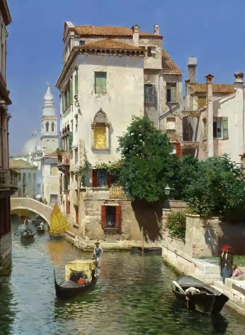 意大利风景画的黄金时代绘画作品欣赏遇见艺术遇见美好风景