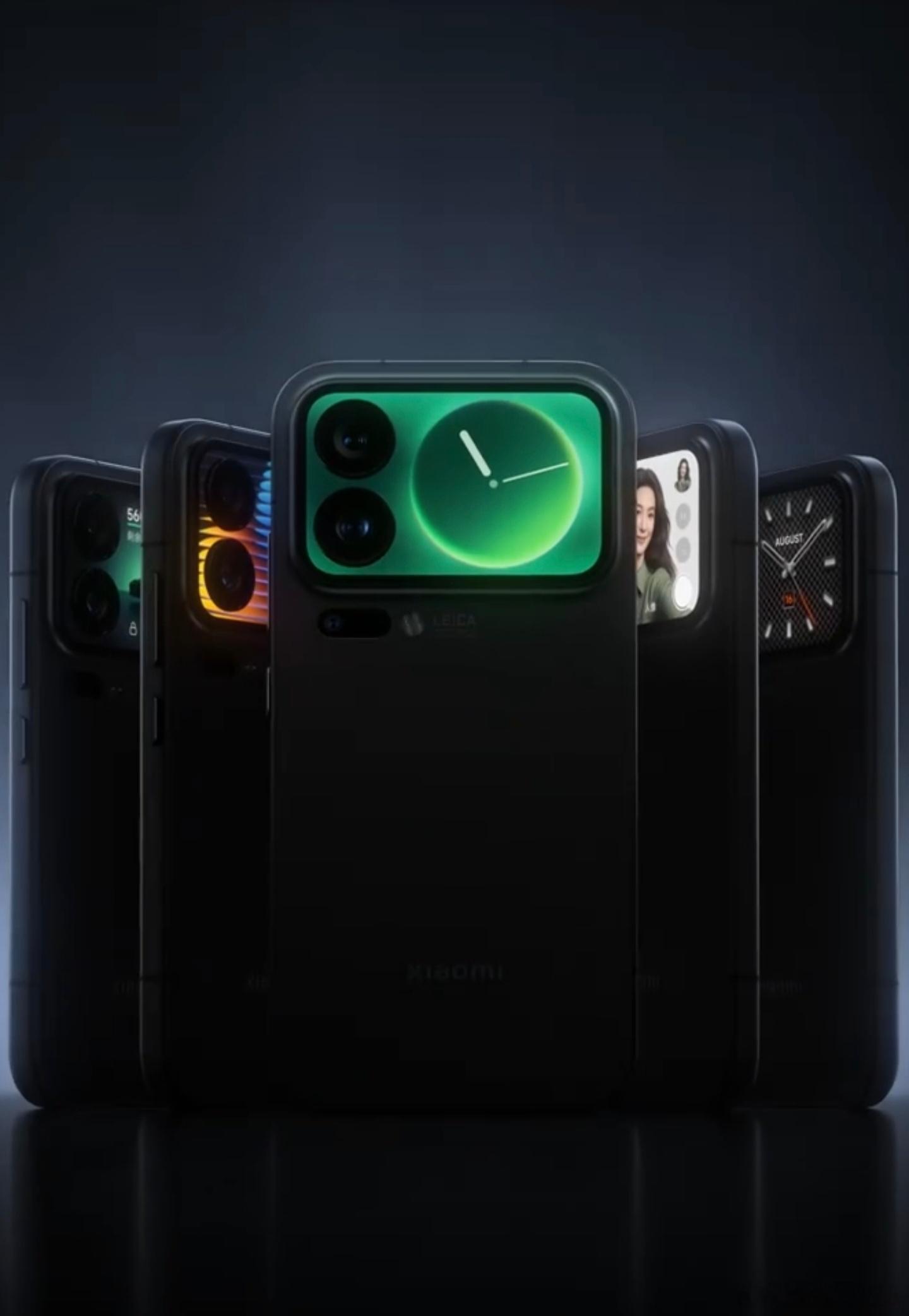 小米17 Pro和小米17 Pro Max搭载全新「妙享背屏」。多一种交互方式，