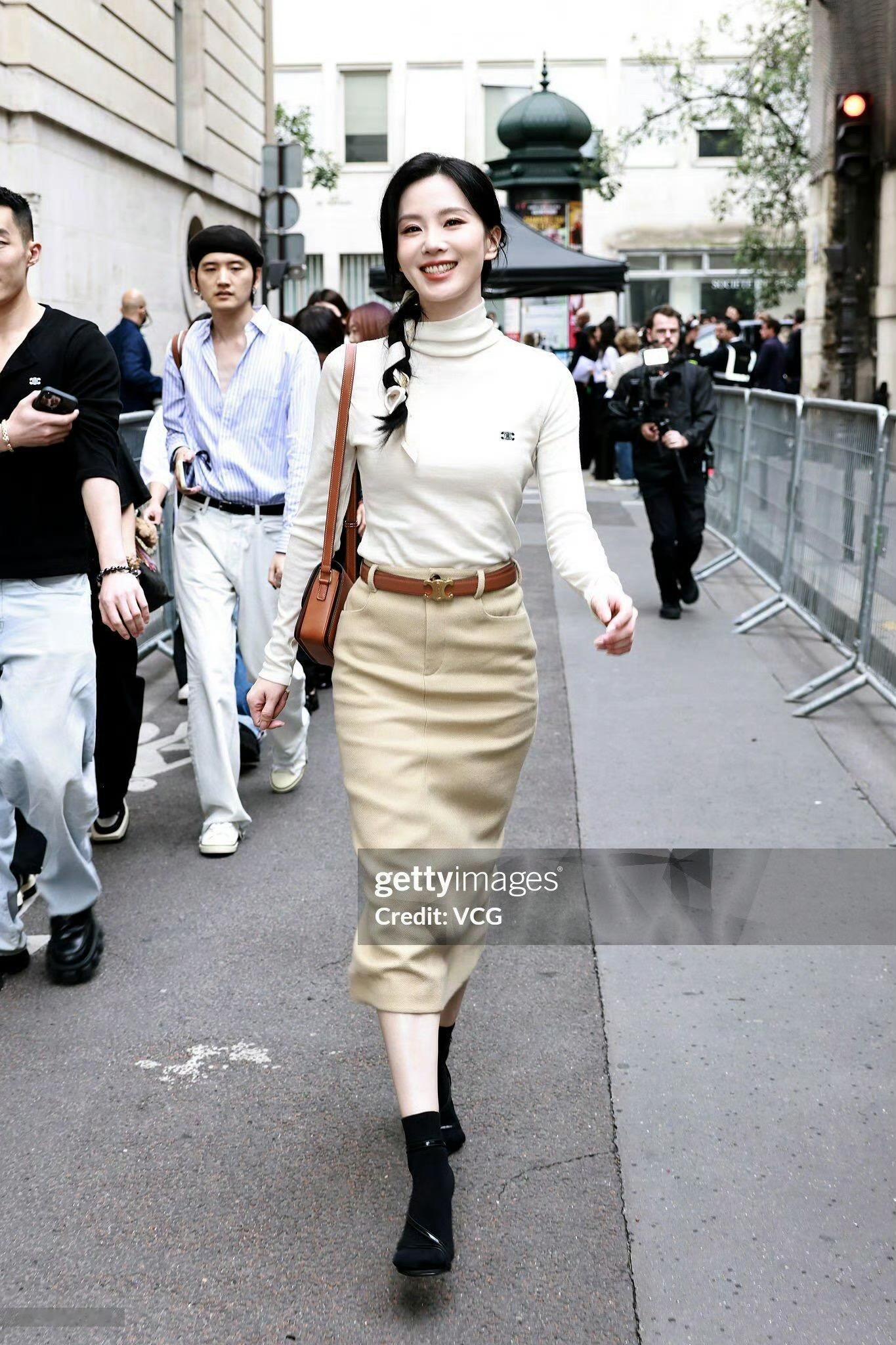出席巴黎活动的刘诗诗、迪丽热巴、Angelababy ​​​