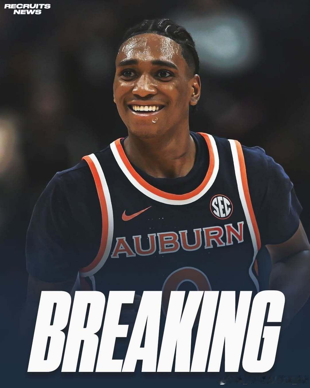 塔哈德·佩蒂福德(Tahaad Pettiford)将重返奥本大学开启大三赛季这