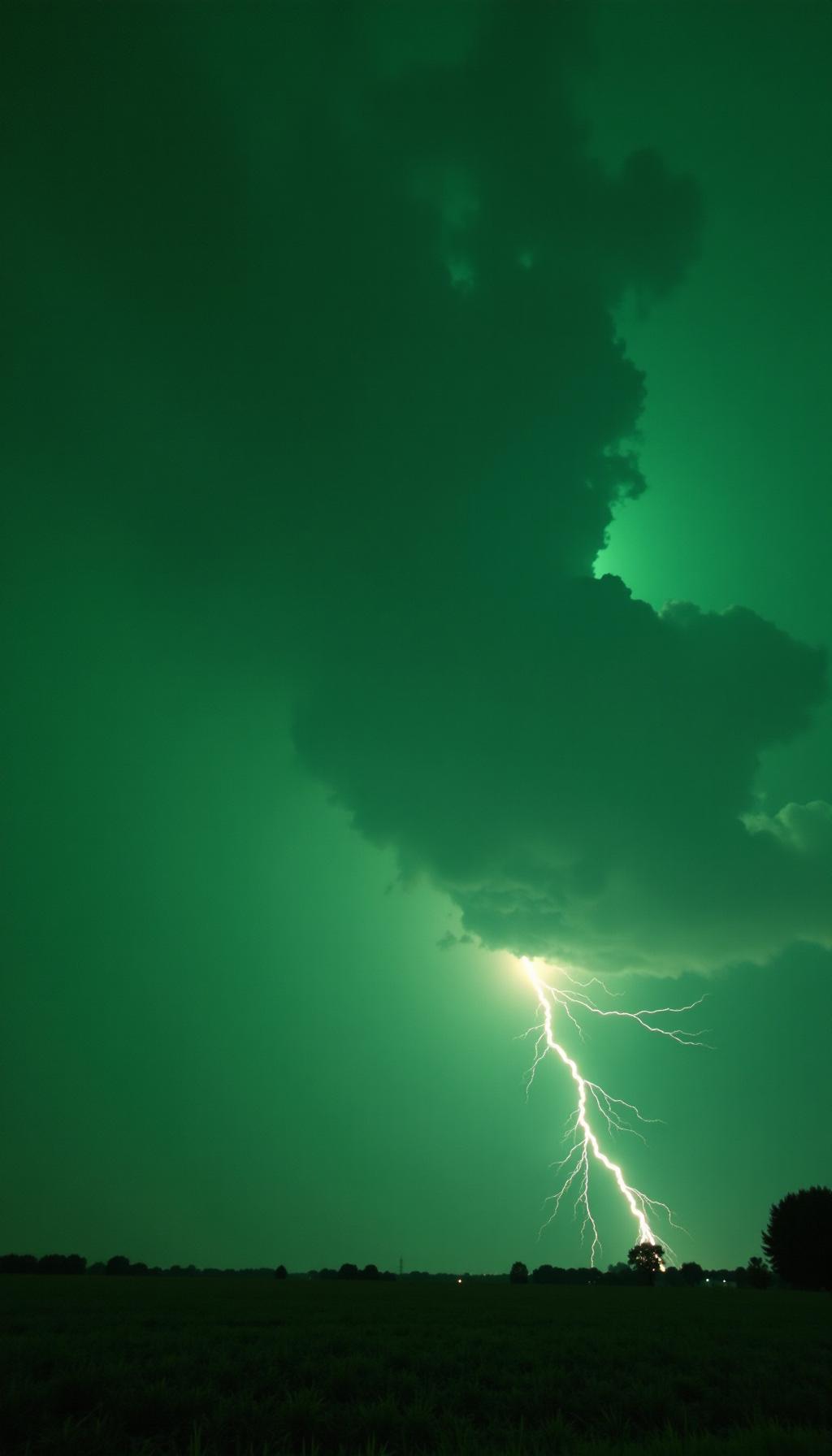 暴风雨时天空为何“一秒变绿”？揭秘天空背后的科学奥秘！

当乌云密布，雷声滚滚，