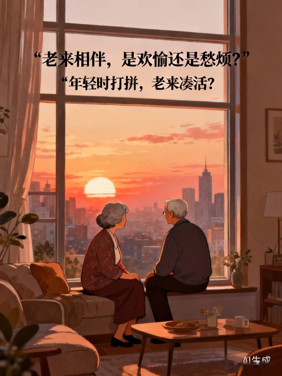 老来夫妻老来伴，伴的是欢愉还是愁烦？年轻时忙着打拼事业，忙着照料孩子，每日脚不沾