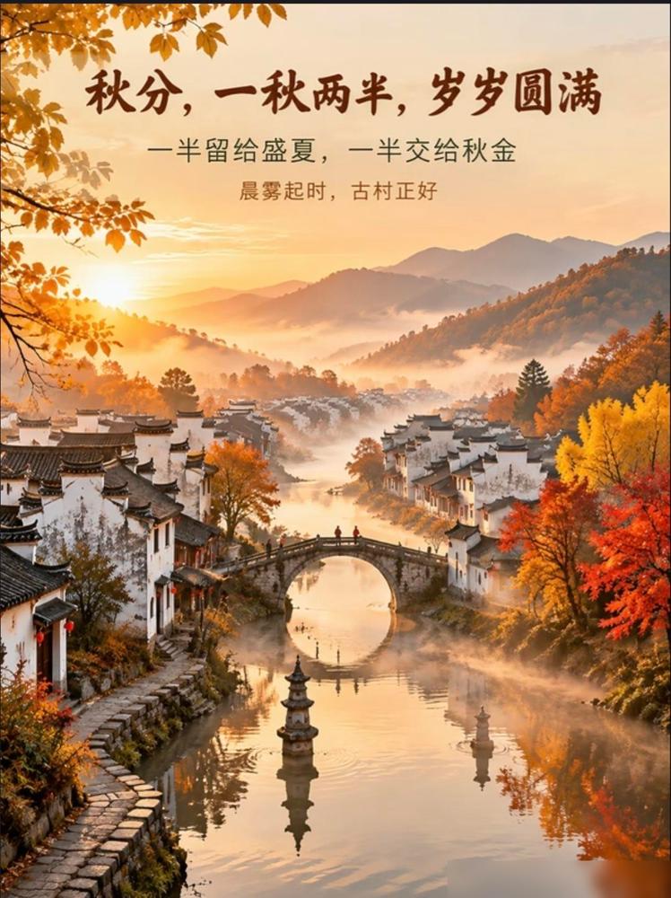 明天就是秋分，秋分以后，寸草结丁。意思是：一过秋分，地里所有杂草、野草，无论大小