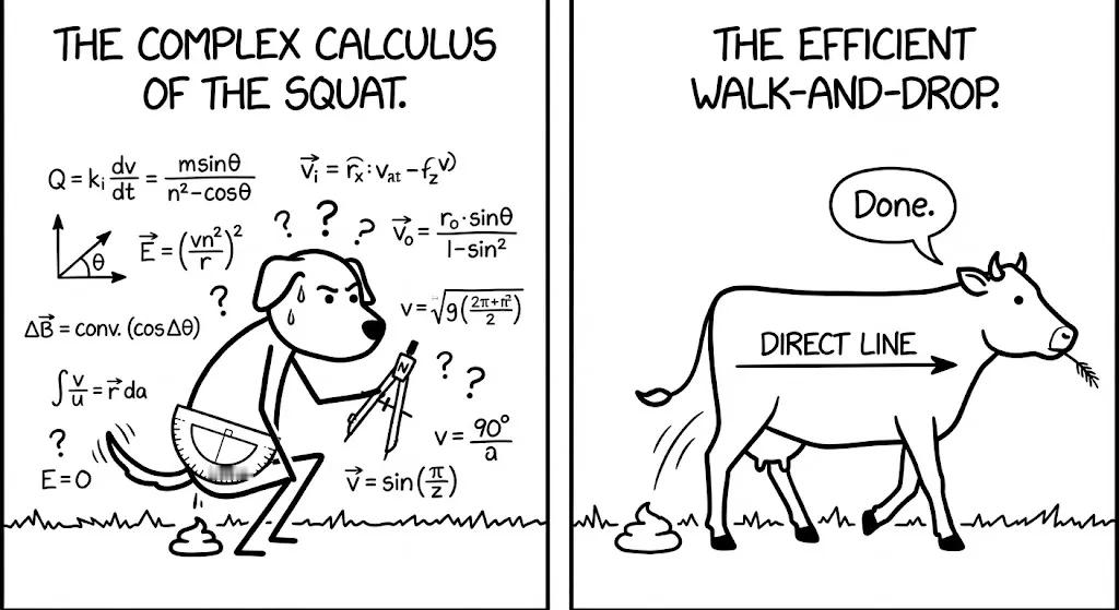 每天一条冷知识 有蹄类动物时刻面临被捕食的风险。而蹲伏姿势在生物力学上是一个极其