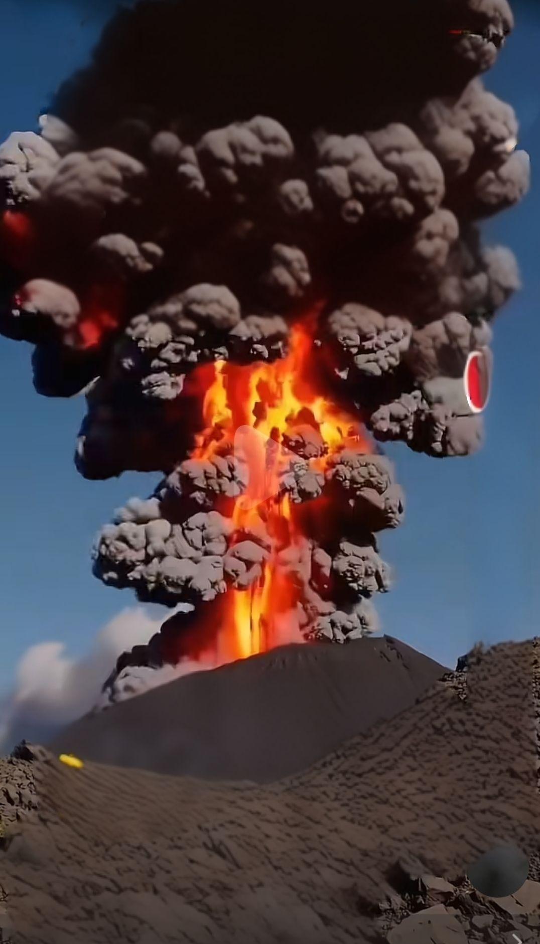 老天都震怒了！
日本鹿儿岛县樱岛火山爆发！
凌晨时分，火山三次喷发！
喷发高度达