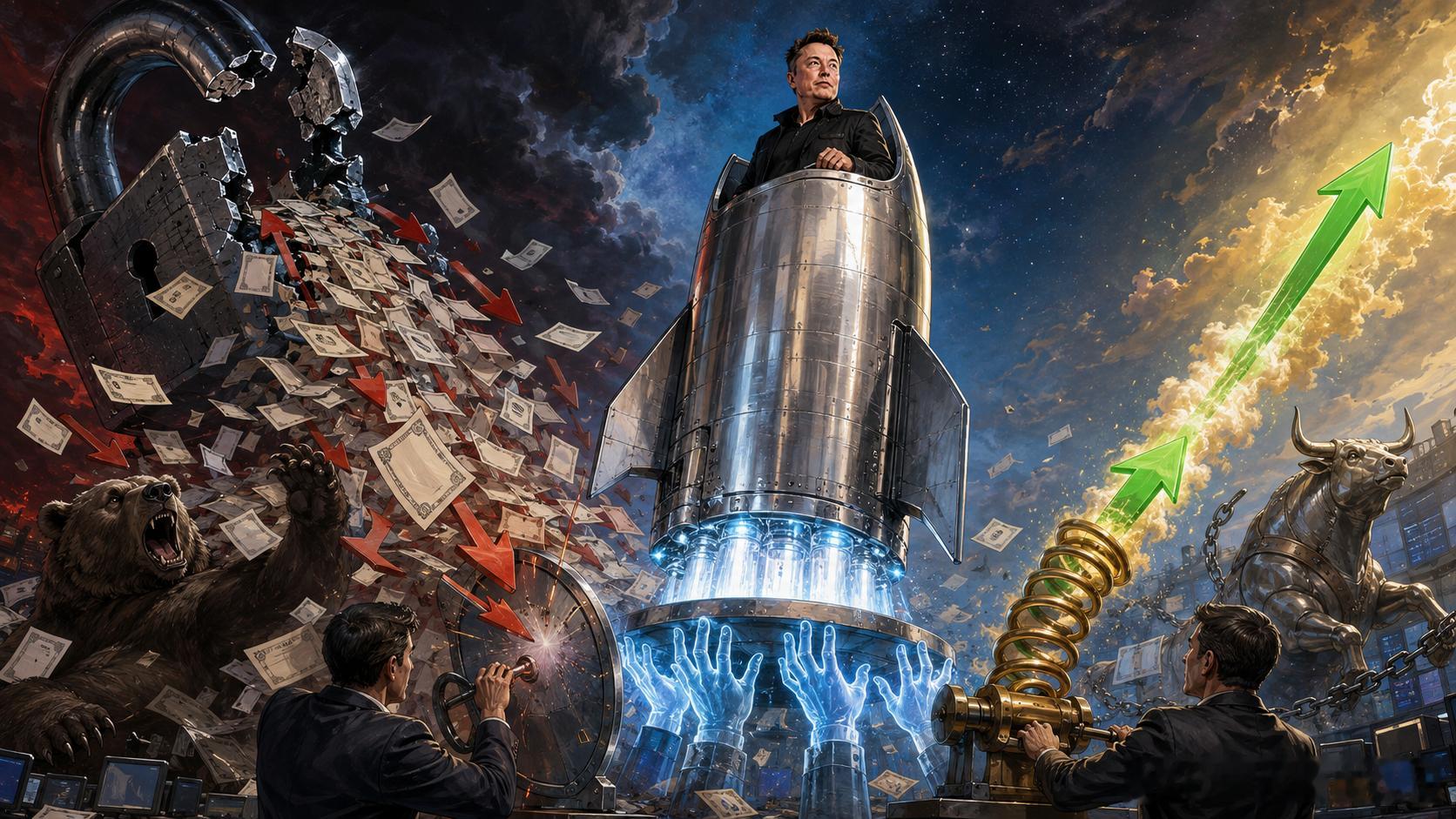 千亿美元筹码开闸，SpaceX却逆势大涨6%：两笔期权大单暴露华尔街真正赌局美东