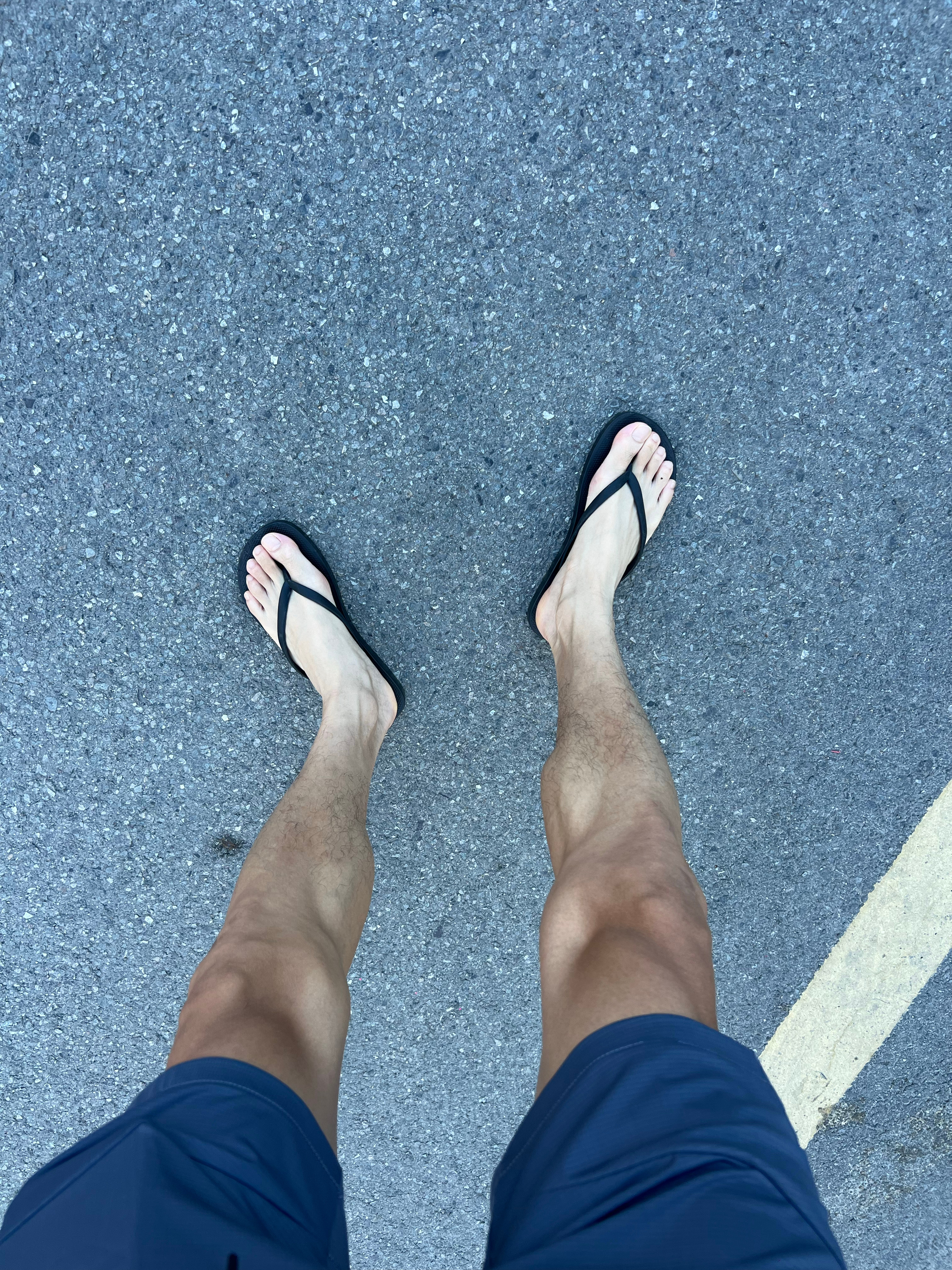 夏天都晒出渐变色了 