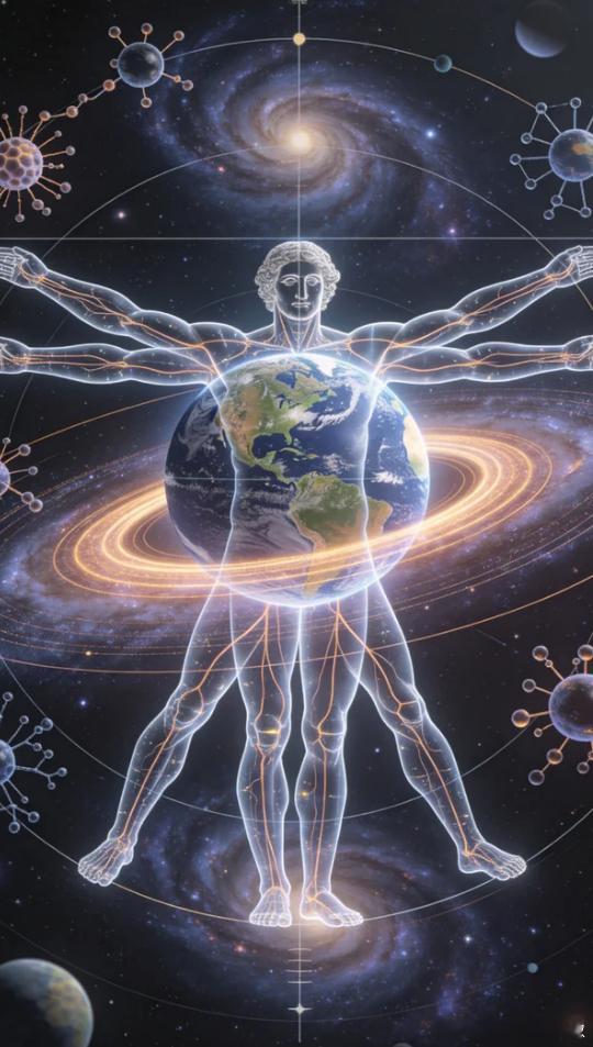 人体与宇宙的隐秘对应古人云：“人身一小天地。”这并非诗意比喻，而是一套精密的天人