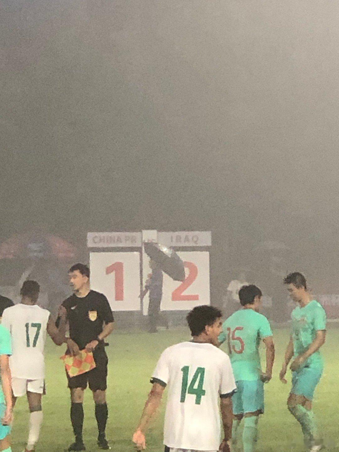 #国青##u20亚洲杯##中国足球[超话]# 国青1:2再负伊拉克国青。下半时刘