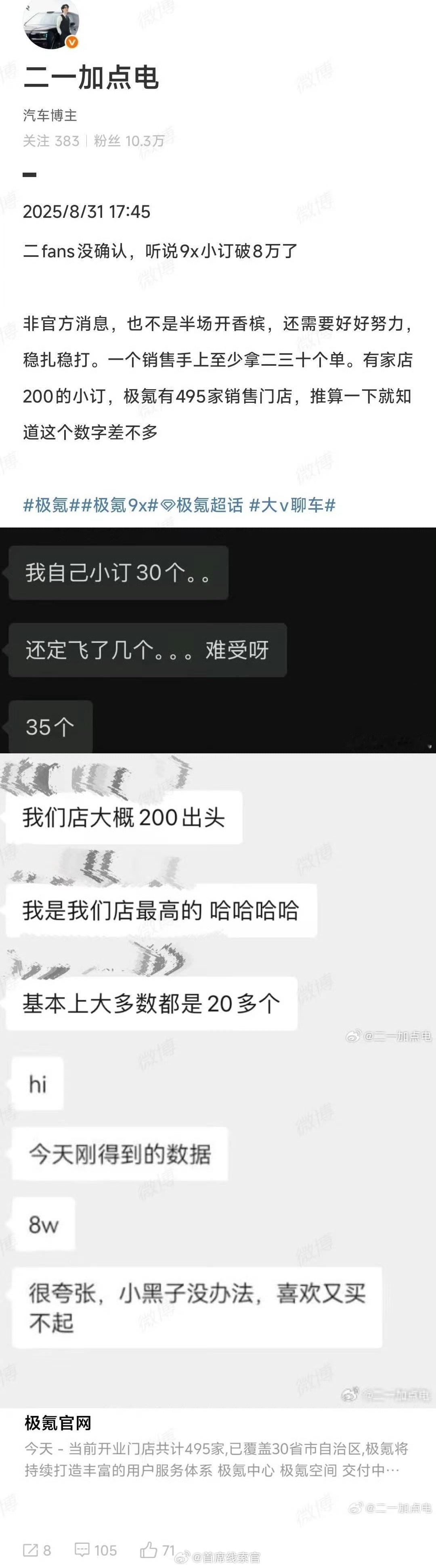 极氪 9X 订单破 8 万，这么夸张？极氪9X308_IO新能源汽车 ​​​