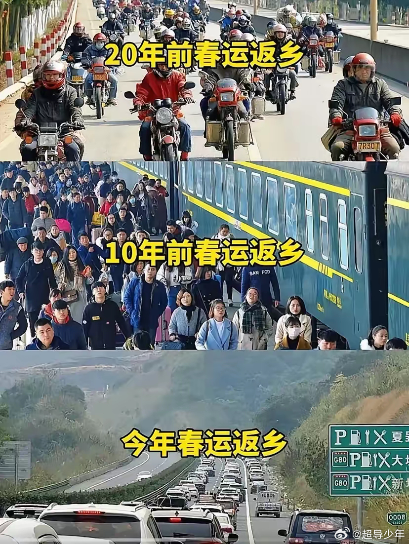 春运对比 