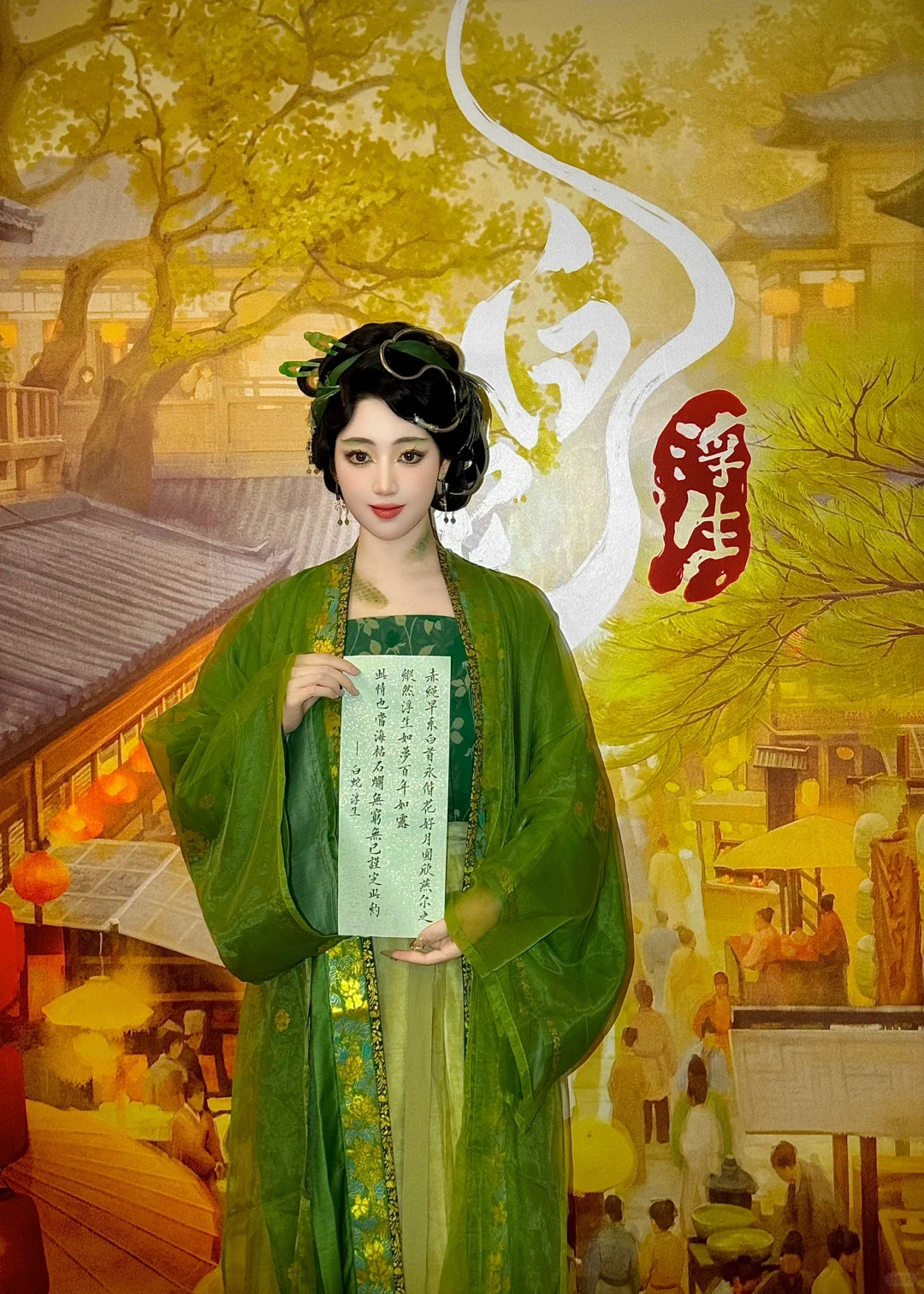 白蛇浮生观影•青蛇妆造