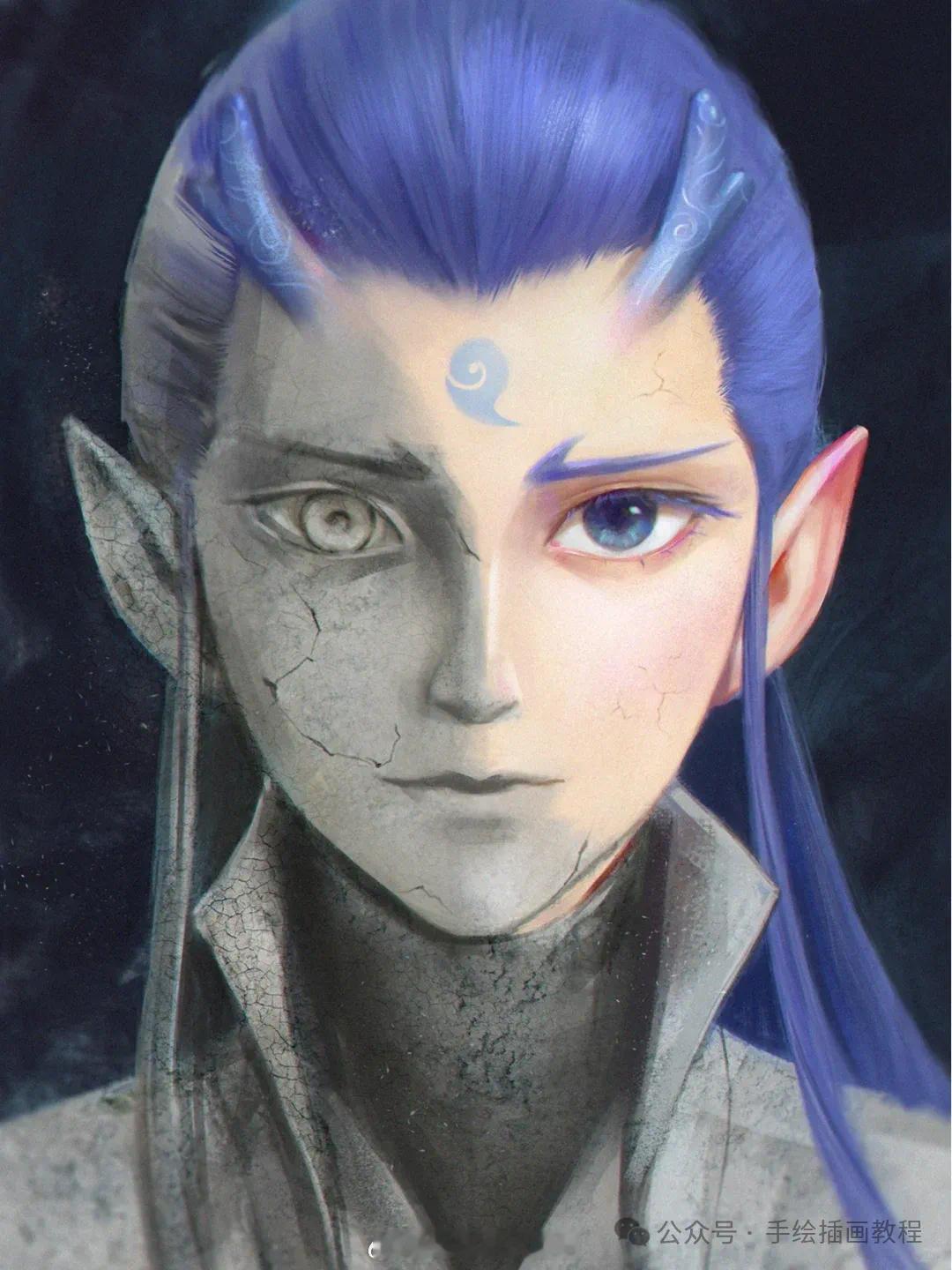 藕饼，谁懂这一幕❓[苦涩][泪][泪][泪]敖丙最后石化那幕太招人心疼了眼睛那边