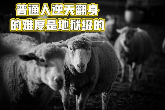 普通人逆天翻身的难度是地狱级的