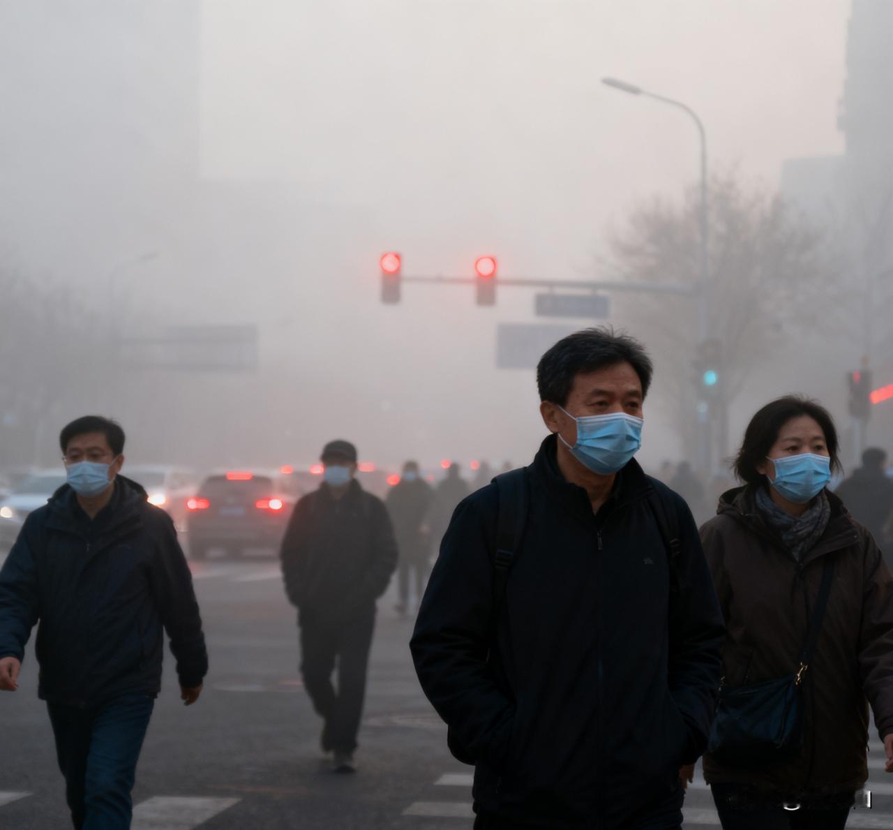 北京的雾霾又来了！
就是在北京，
我才了解到这种天气，
雾霾！

以前我总以为是