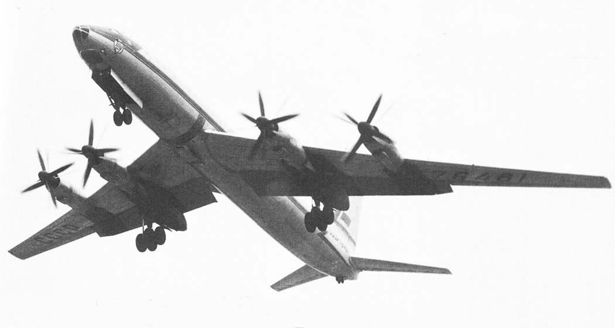 分享圖片：蘇聯圖波列夫Tu-114客機 