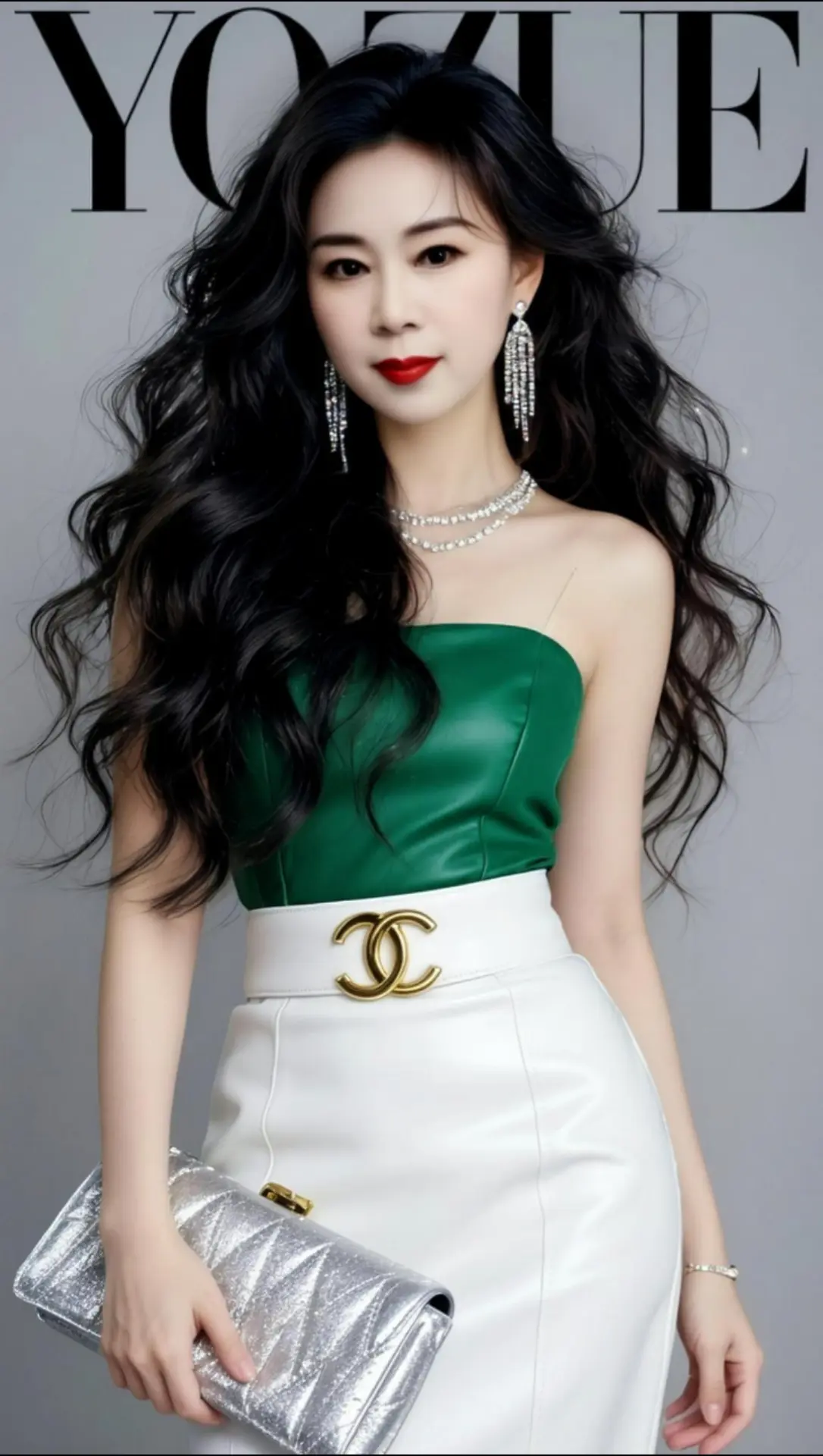 AI港风卷发写真 随变ai随便玩