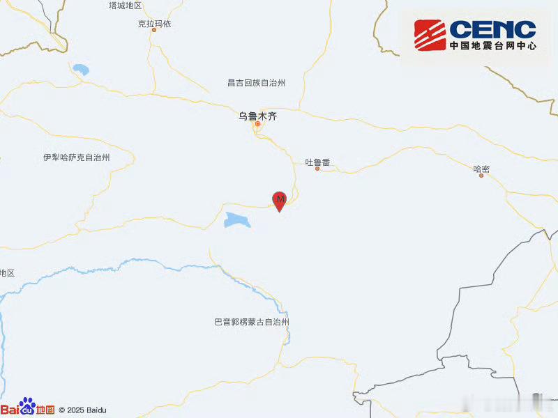 地震快讯中国地震台网正式测定：05月03日18时00分在新疆吐鲁番市托克逊县（北