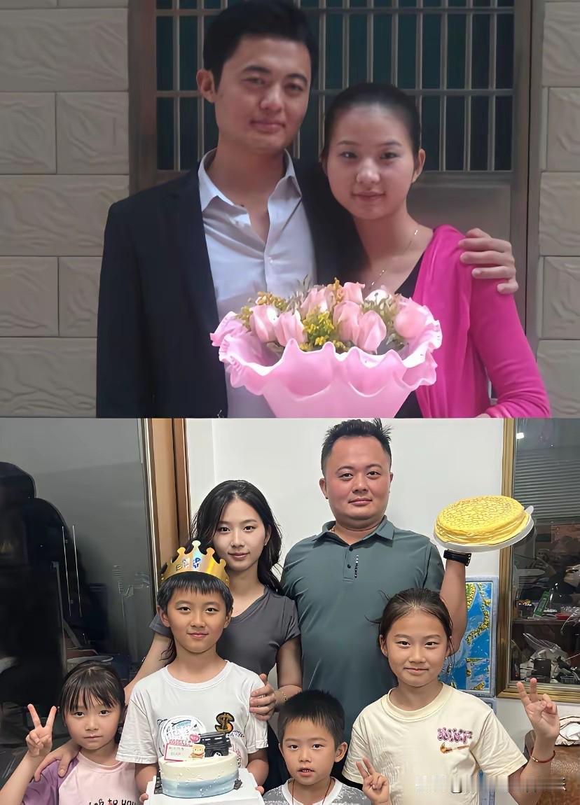 十几年过去了，他老婆怎么越来越年轻，感觉变他女儿一样了！[捂脸][捂脸][捂脸]