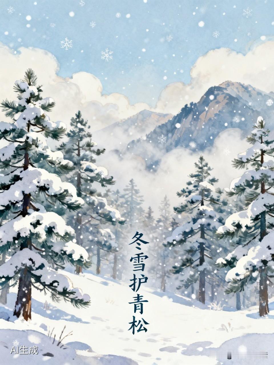 下联：秋雨润黄花。求上联？冬雪护青松！