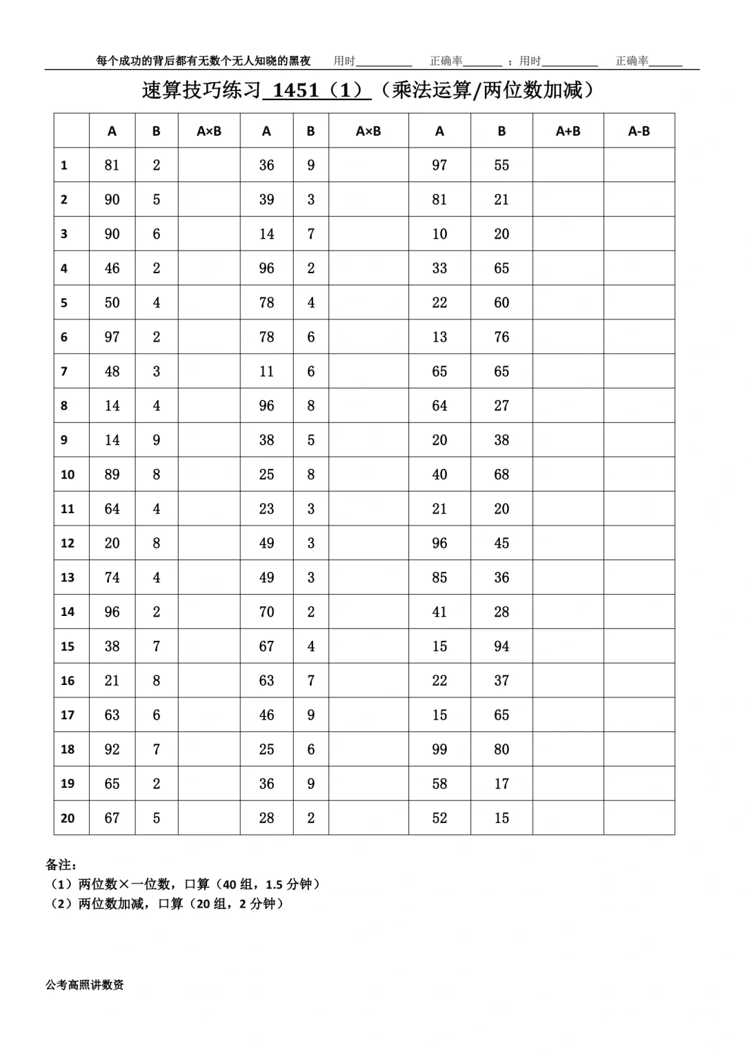 资料分析速算练习1451