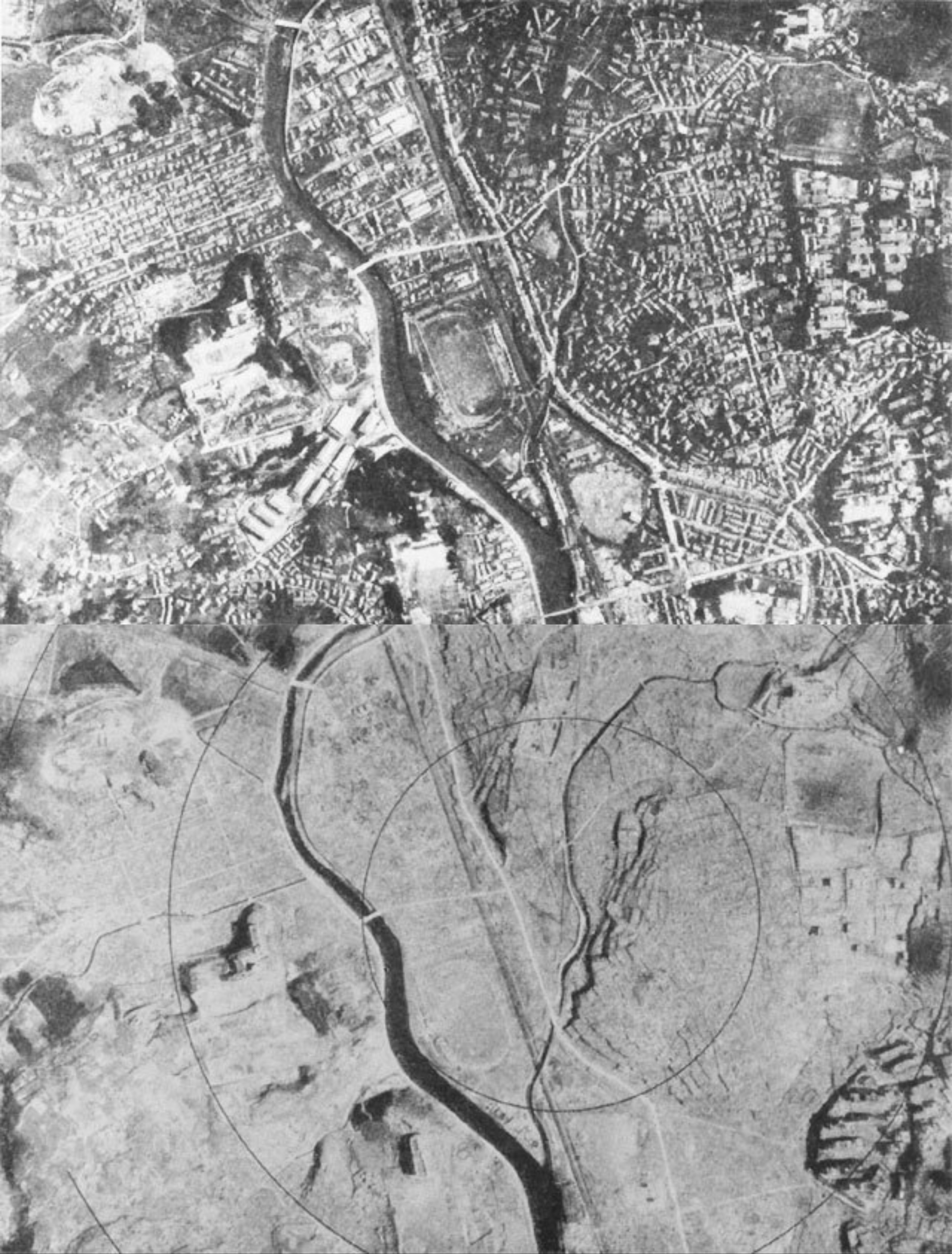 1945年的今天原子弹在长崎爆炸你看人家日本的城市，果然就是干干净净的