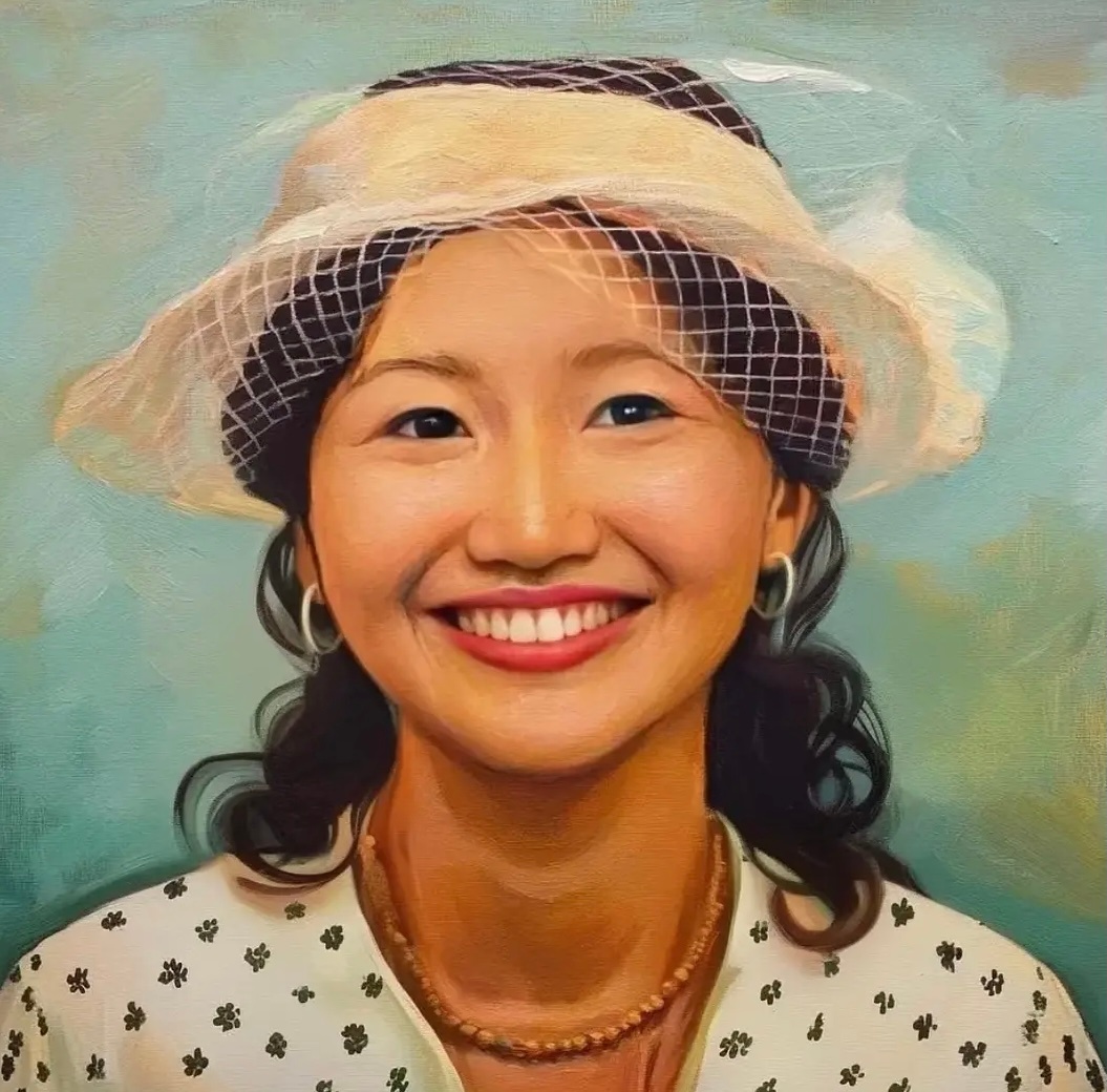 网友画的麦琳 不知道在麦琳眼中够不够美 ​​​