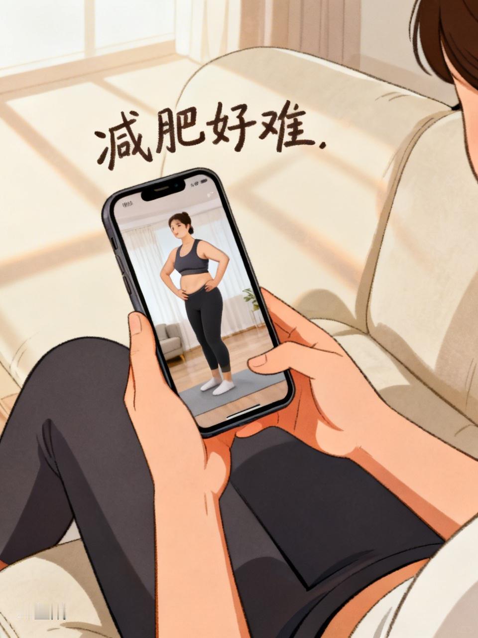 今天看到一个减肥的动作感觉超级适合我，我一定能做到，赶紧收藏起来。
我感觉我已自