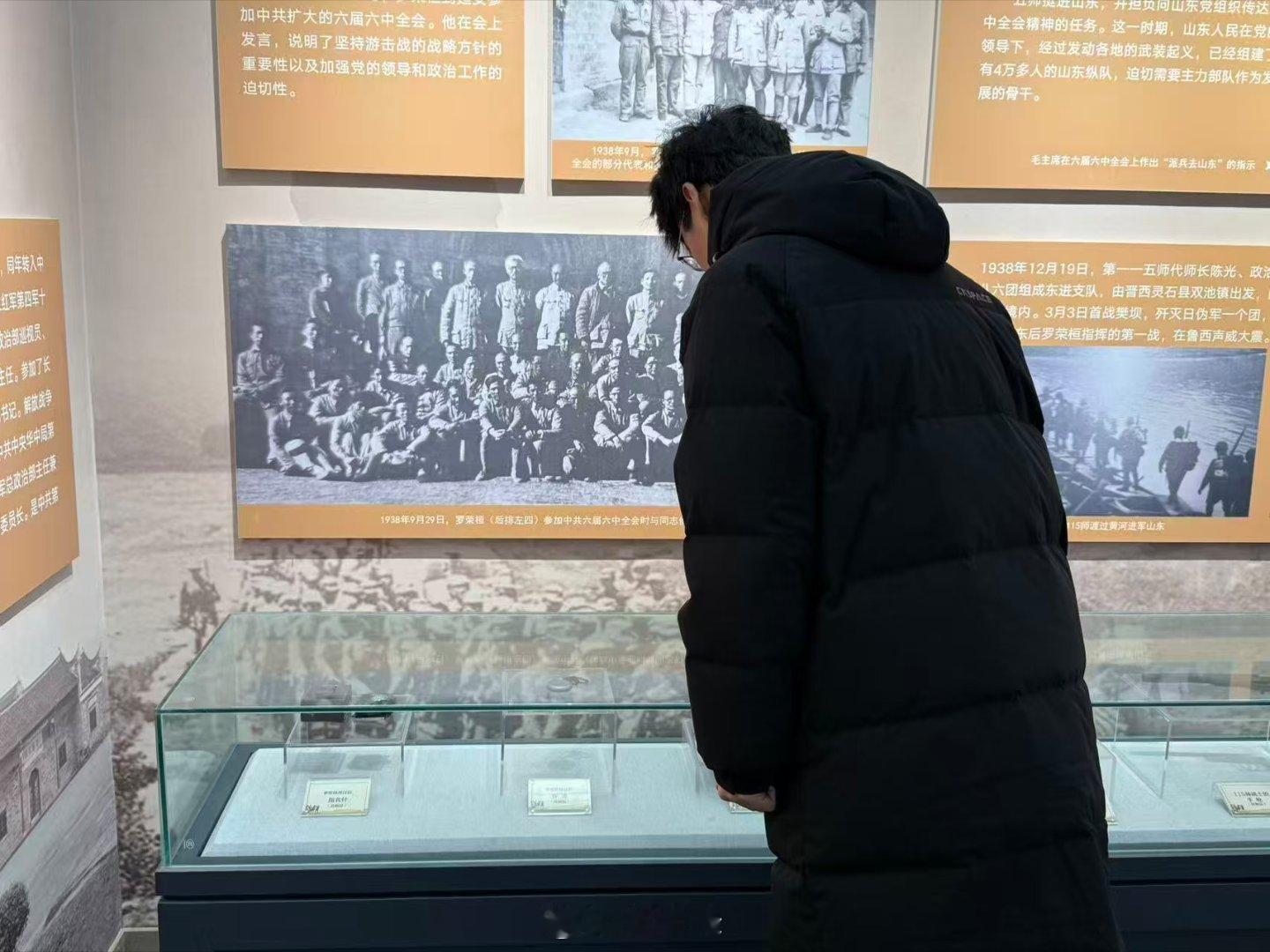 曲阜师范大学大学生社会实践【管理学院寒假社会实践】探旧址忆烽火，悟初心担使命寒假