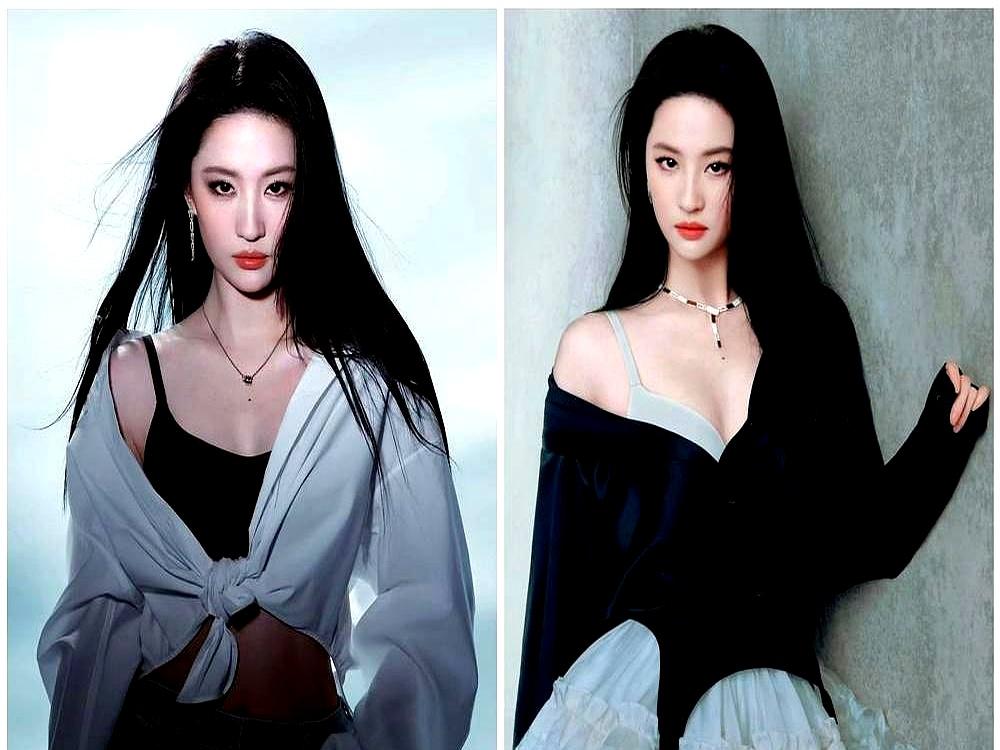 38岁刘亦菲第一次接内衣代言，一出手直接干爆10亿热搜。
官宣片里她赤脚踩林间