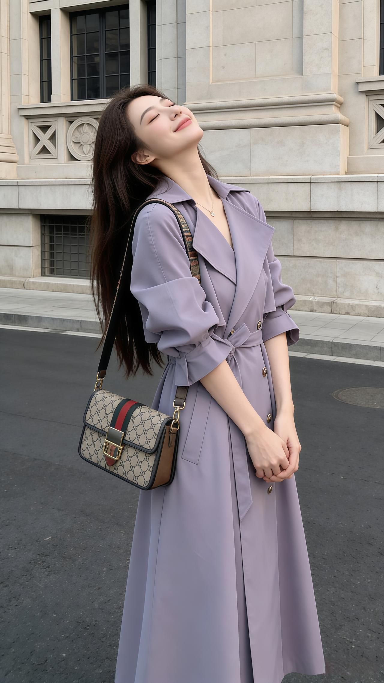 春日穿搭 韩系穿搭 穿搭 ins穿搭 风衣