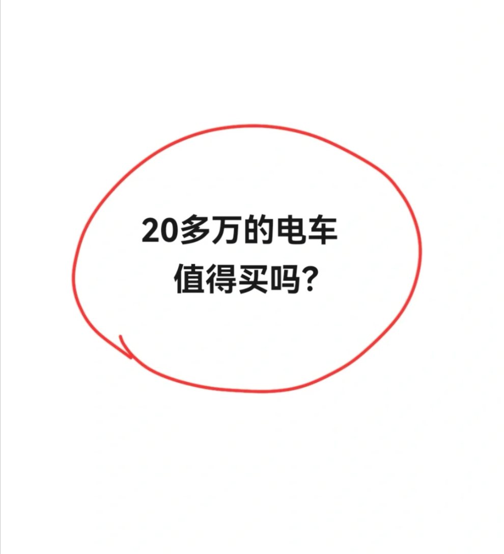 #新能源车会成为普通人的购车最优选吗#20多万的电车值得买吗？？？ ​​​