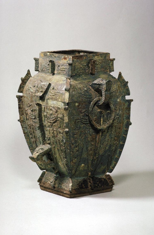 每天一件青铜器 旧金山亚洲艺术博物馆藏布伦戴奇的旧藏,西周早期的凤鸟纹方罍. 失